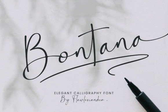 Bontana: The Elegant Script Font for Professional Branding