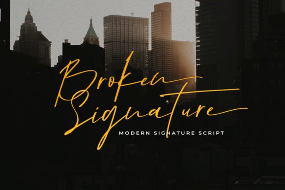 Broken Signature: The Handwritten Typeface That Elevates Campaign Visuals