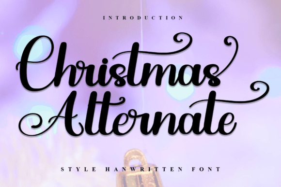 Christmas Alternate: A Festive Typeface for Holiday Branding