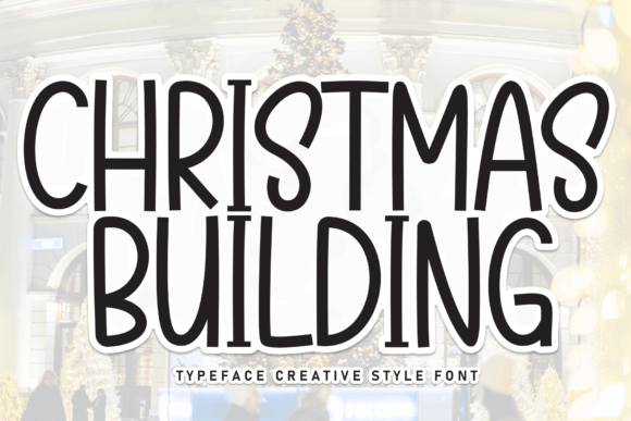 Christmas Building: A Script Amp Font for Festive Editorial Design