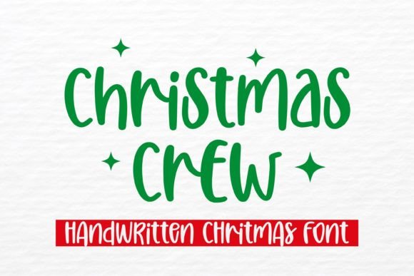 Christmas Crew: The Handwritten Typeface for Festive Web Design