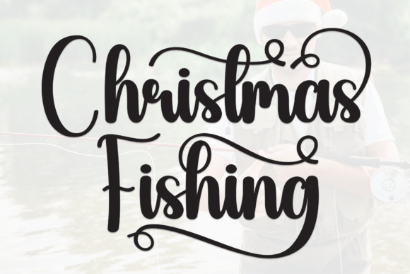 Christmas Fishing: The Perfect Handwritten Typeface for Cozy Editorial Design