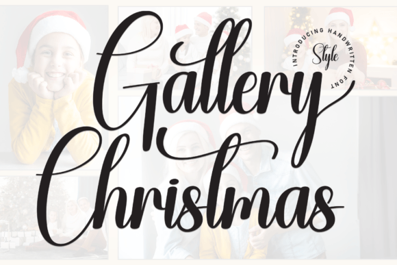 Gallery Christmas: A Sweet Script Font for Joyful Branding