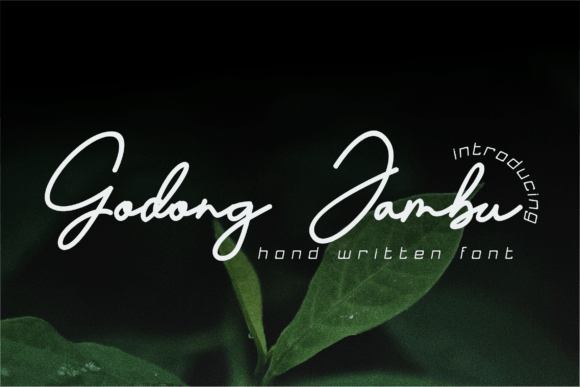 Godong Jambu: The Whimsical Typeface That Transforms Small Business Branding