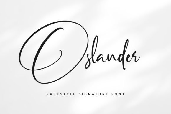 Oslander: The Signature Typeface for Modern Editorial Design