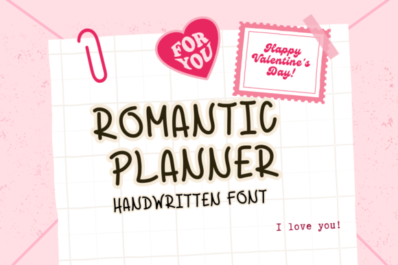 Romantic Planner: The Handwritten Typeface for Scroll-Stopping Campaigns
