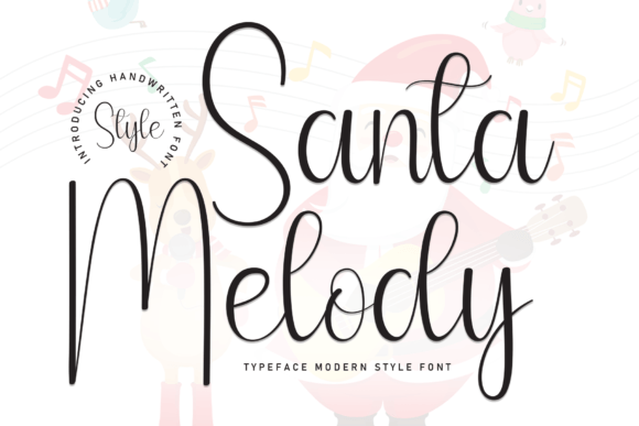 Santa Melody: A Playful Typeface for Digital Branding