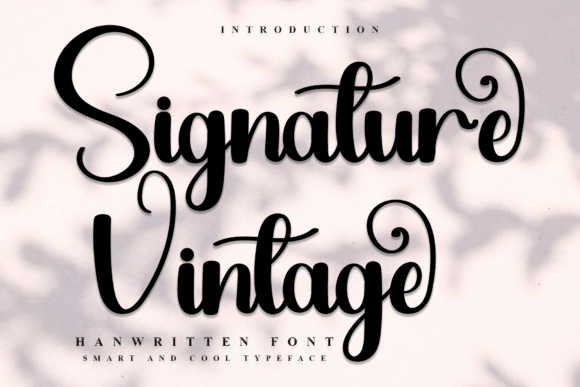 Signature Vintage: The Perfect Script Font for Festive Web Design