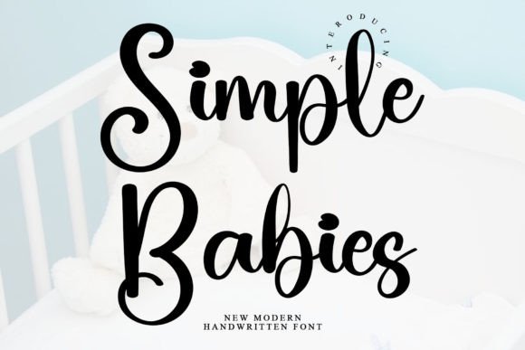 Simple Babies: A Handwritten Typeface for Elegant Branding