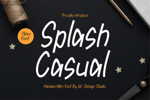 Splash Casual: The Handwritten Typeface That Polishes Your Brand