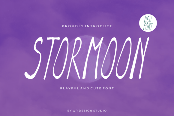 Stormoon: A Handwritten Typeface for Modern Editorial Design