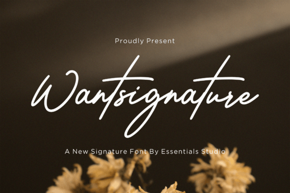 Wantsignature: The Luxury Typeface That Elevates Campaign Visuals