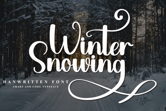 Winter Snowing: A Festive Typeface for Editorial and Design Projects